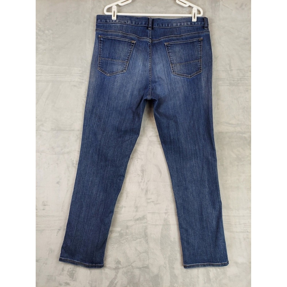 Banana Republic Traveler Slim Fit Jeans Mens 37x31 Blue Flex Stretch Medium Wash - Picture 3 of 6